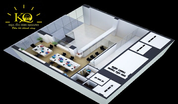 Cho thuê văn phòng quận 1 SGNR Building layout tầng 1 Layout tại SGNR Building
