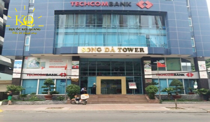 Địa ốc Kim Quang | Hình chụp phía trước tòa nhà văn phòng cho thuê quận 3 Sông Đà Tower Phía trước Sông Đà Tower