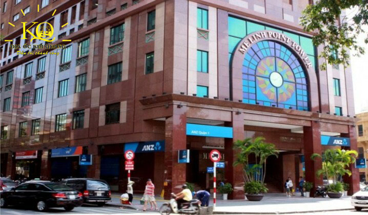Địa ốc Kim Quang | Hình chụp phía trước tòa nhà văn phòng trọn gói Mê Linh Point Tower Phía trước Mê Linh Point Tower