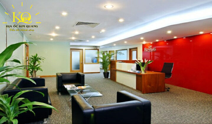 Địa ốc Kim Quang | Hình chụp phòng tiếp khách tại văn phòng trọn gói Mê Linh Point Tower sang trọng, hiện đại Khu vực tiếp khách Mê Linh Point Tower