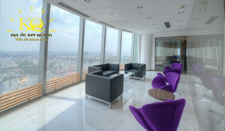 Địa ốc Kim Quang | Góc nhìn khác của khu vực tiếp khách bên trong văn phòng trọn gói Bitexco Financial Tower Một góc nhìn khác tại Bitexco Financial Tower