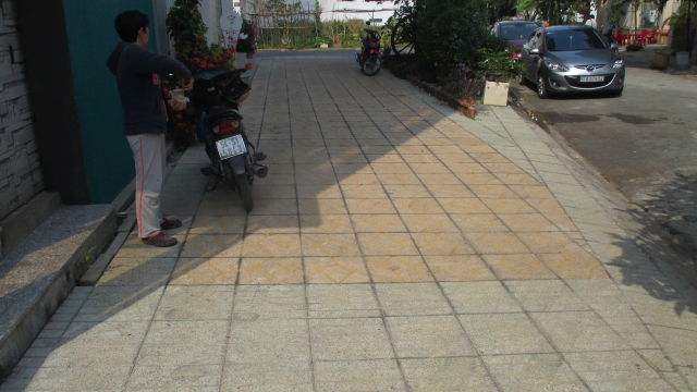 Hình chụp khu vực phía trước