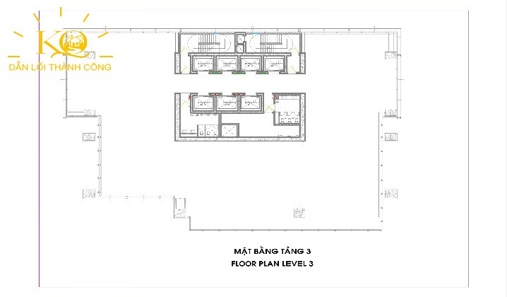 Hình chụp Layout  tầng 3