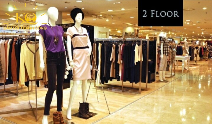 Hình chụp tầng 2 khu trung tâm thương mại
