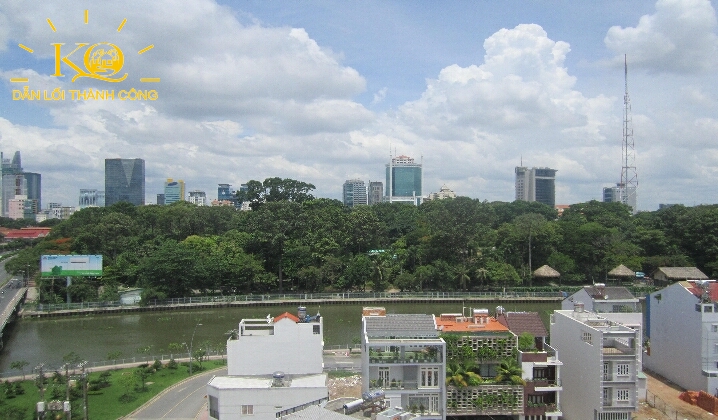 Hình chụp view nhìn từ Cimigo Building