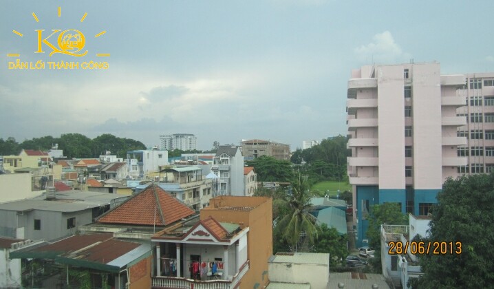 Hình chụp view nhìn từ Green View Office building